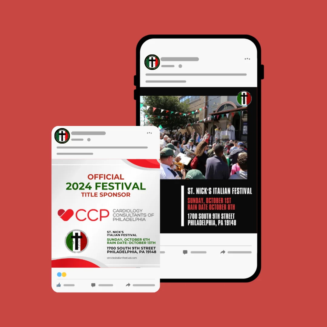 St. Nick's Italian Festival social media managed by Unparalleled Developers
